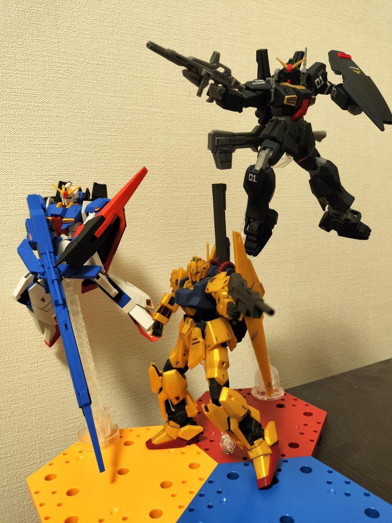 過去作とのコラボで飾るのが今アツいです✨次は、ジムⅡか、ネモか…並べるのが今から楽しみです！！