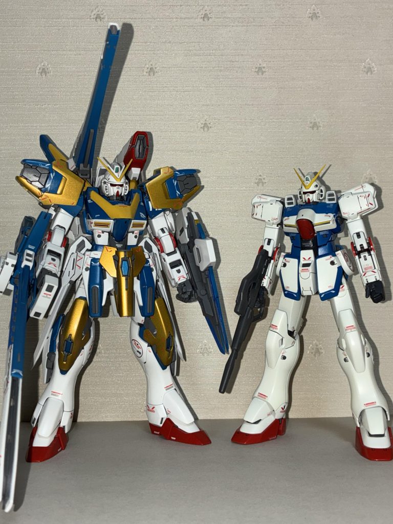 Vと並べてもおかしくないように全高と胸部の幅を縮めて作りました。