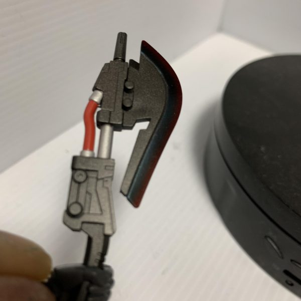 ヒートホーク塗装✨以前作ったアクト付属のヒートホーク何かカッコいいからこっちでw次は脚部😊今日帰宅はやかったら手つけようかな😁（2枚目）