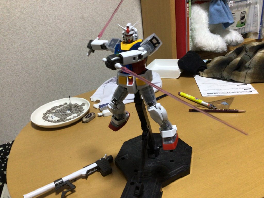 シードのフリーダムがやってたセイバー斬り（下手ですいません）