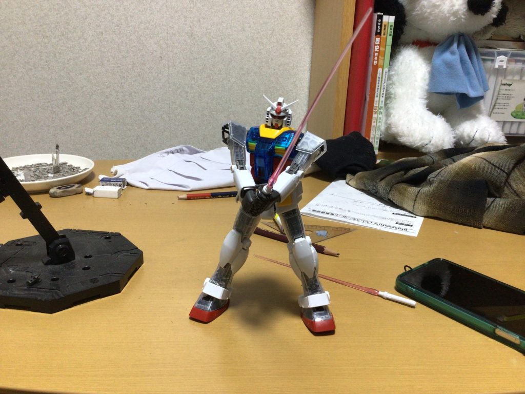 ちなみにガンダム自体Oガンダムにも見えるからOOの最終話みたいにもできる明日はどっちの武器にしようかな