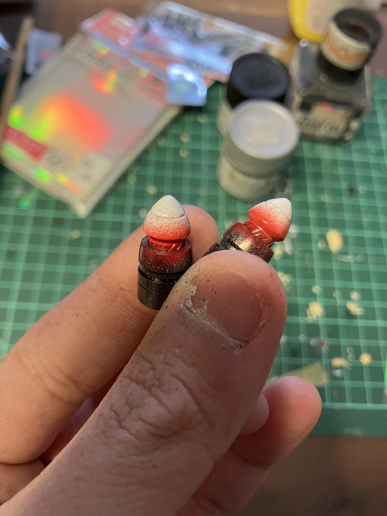 そして地味に擬似タケノコはグラデ塗装というね(ほぼ見えない)