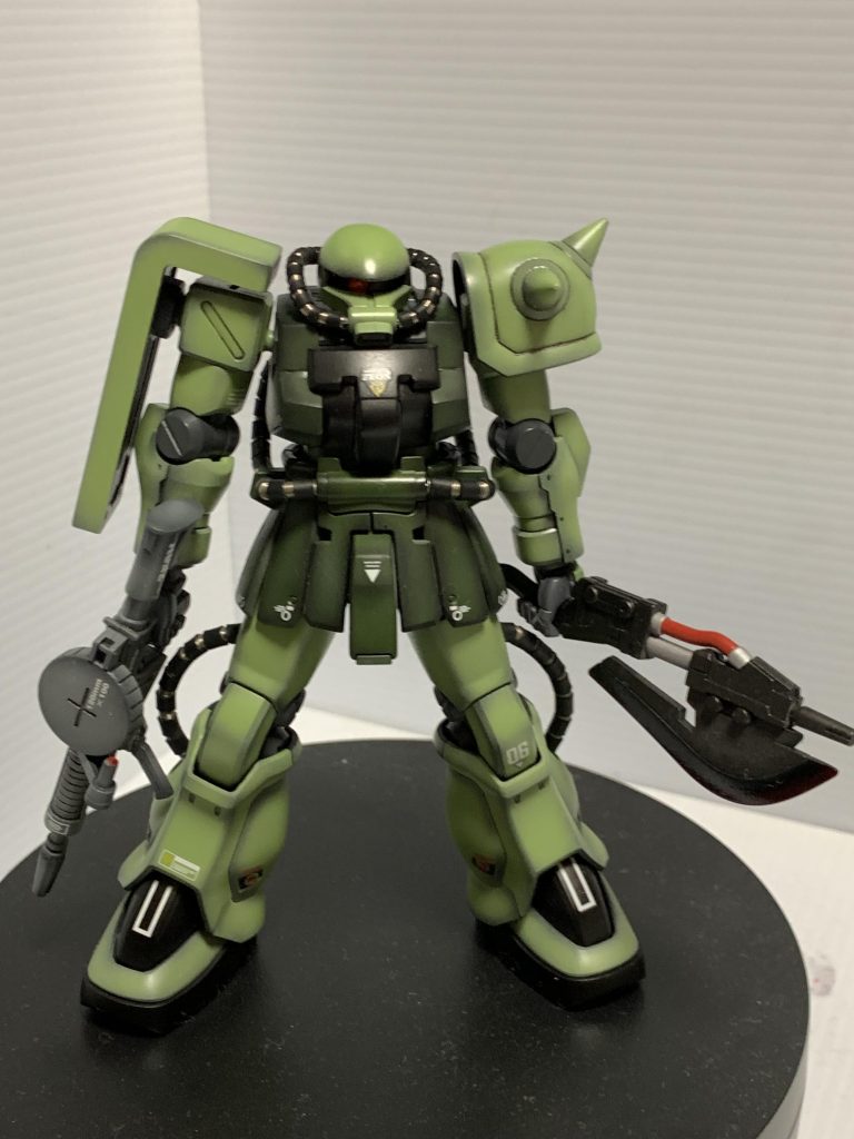 ヒートホークはアクトザクから😊F2好きなんですよーモデルグラフィックスで見た時カッコいい✨何このザク‼️って思いました。