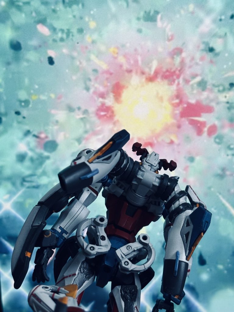 PC画面にキラキラの画像を写した前で撮影