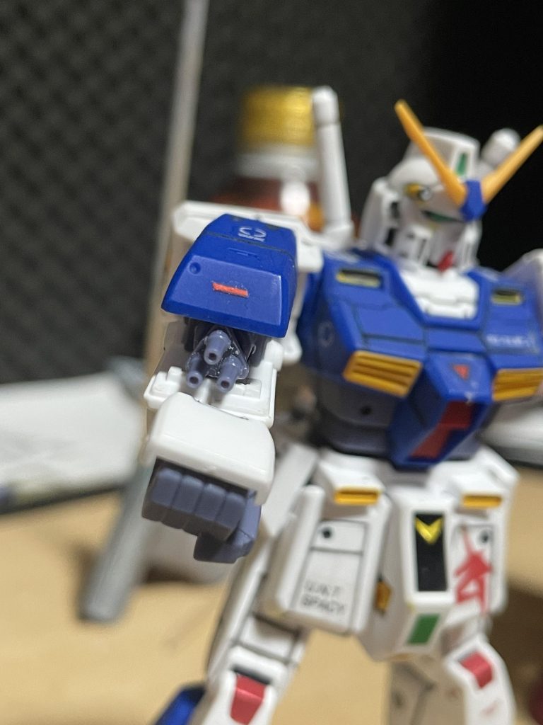 お約束のガトリング砲