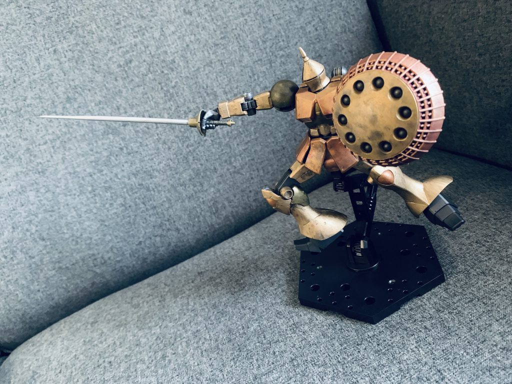 手首の可動域がギャン用になっていて感動しました。他の可動域も素晴らしく作って良かったです。