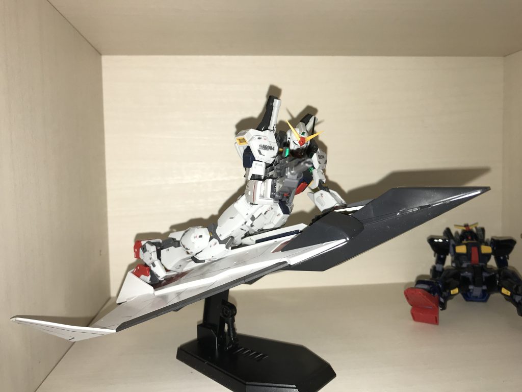 フライングアーマーとコラボフライングアーマーはHGです奥に鹵獲した部品取りMk-IIがひっそりと