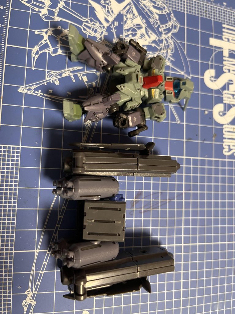 追加装備とスタークジェガンプロトタイプ