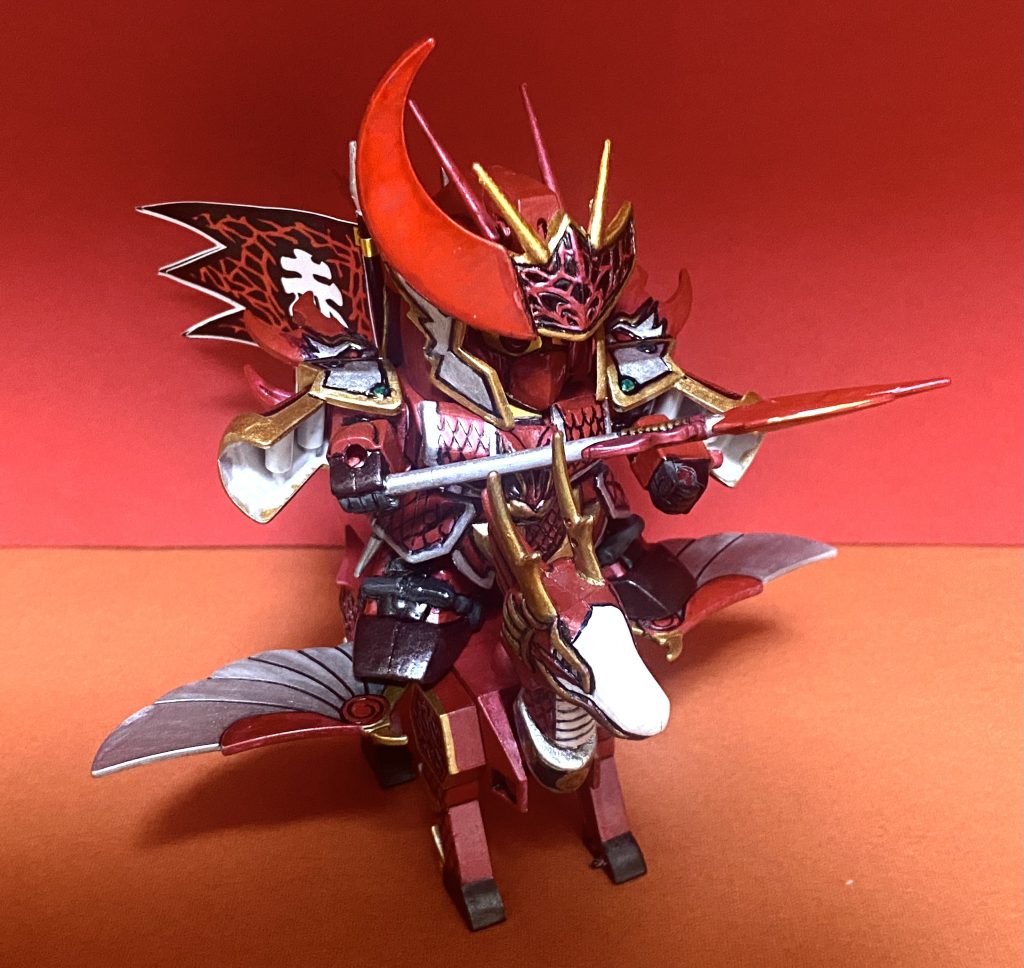 騎乗!カッコいい!赤が映えますね!\\٩( 'ω' )و ////