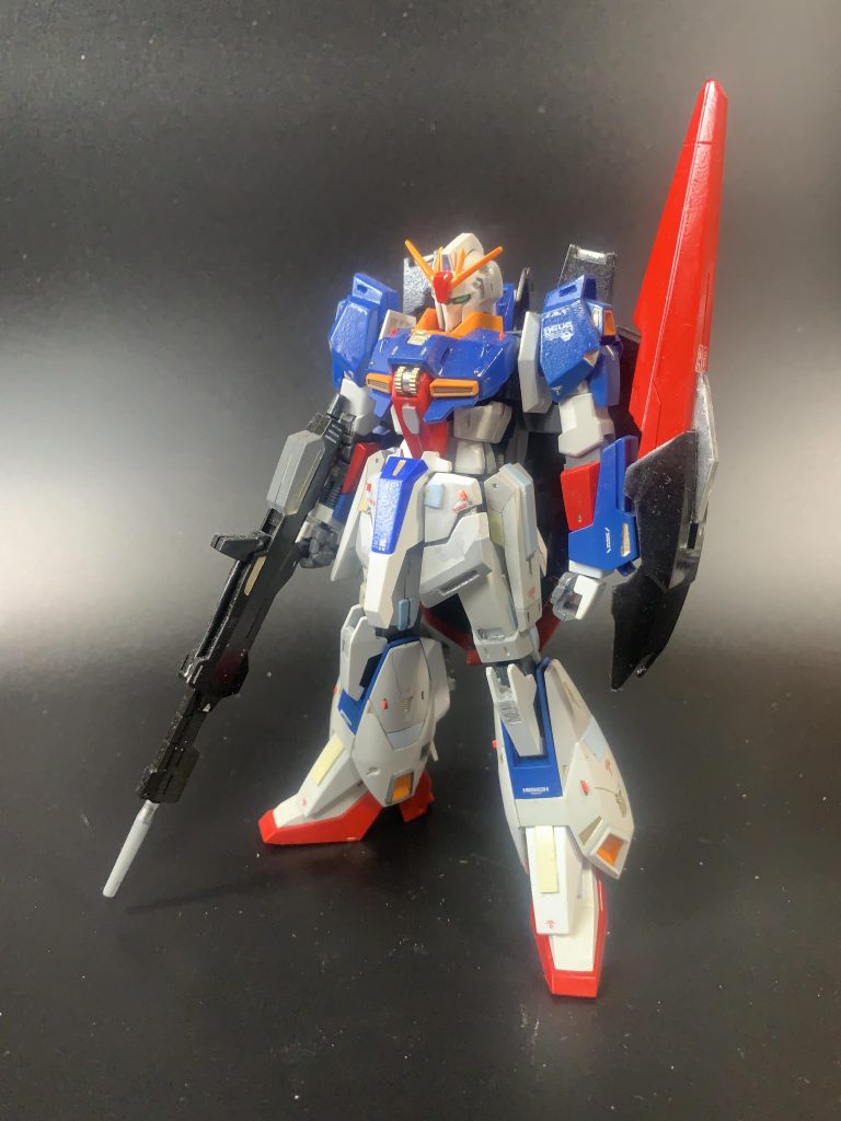 やはりゼータはかっこいい‼このスタイルほれぼれします。