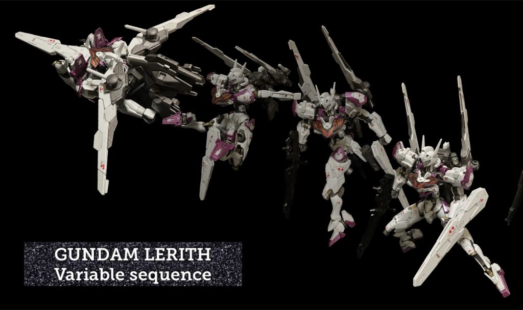 はい、お待ちかね(?)可変シークエンスです。ファイター携帯に可変させますよ。