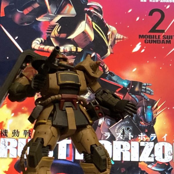 ラストホライズン　ザクデザートタイプ　ラッケン隊長機