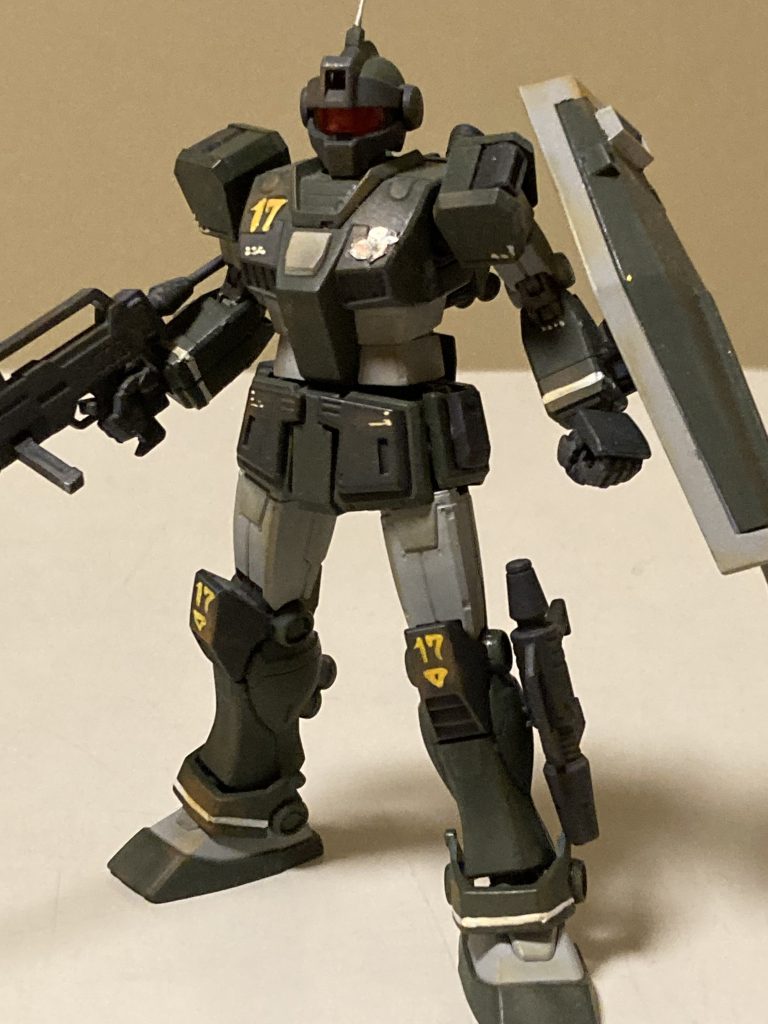 hgucジムスナイパーカスタム　テネス.ユング機