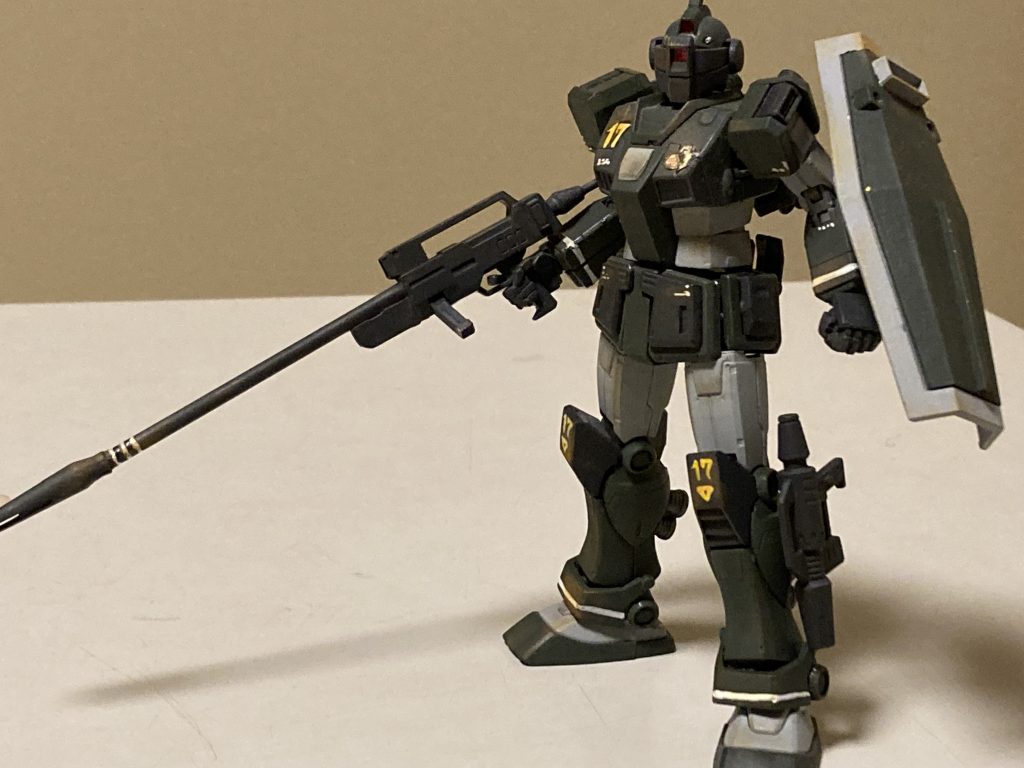 バイザー降ろしてみた。