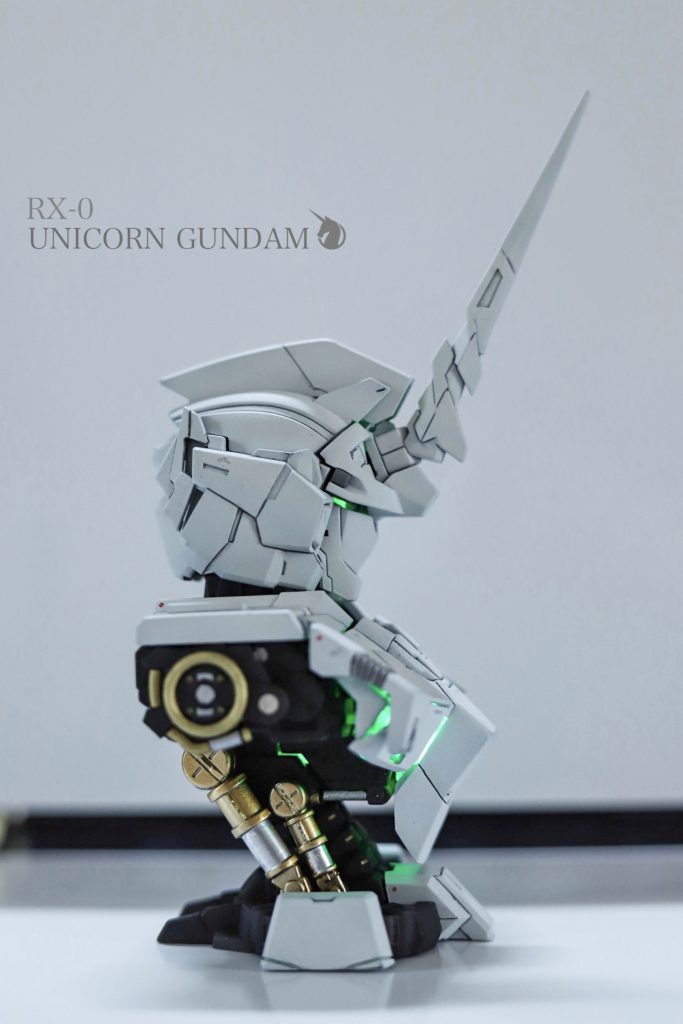 RX-0 UNICORN GUNDAM - Mechanical Bust DX–2枚目/制作者：Kuxii