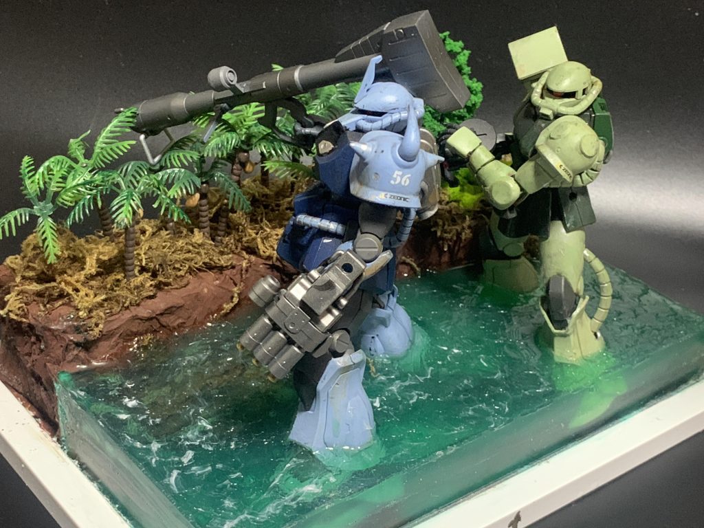 今回はグフ、ザク共にほぼノーマルです。