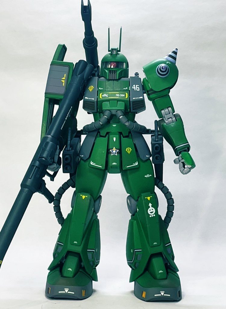 ザクキャノンは2個目の制作になりますが、やっぱり本体がザクVer.2.0だけあって手堅くまとまりある良キットですね。次はアルフレディーノ・ラム専用機でも(デカールが余ってる)