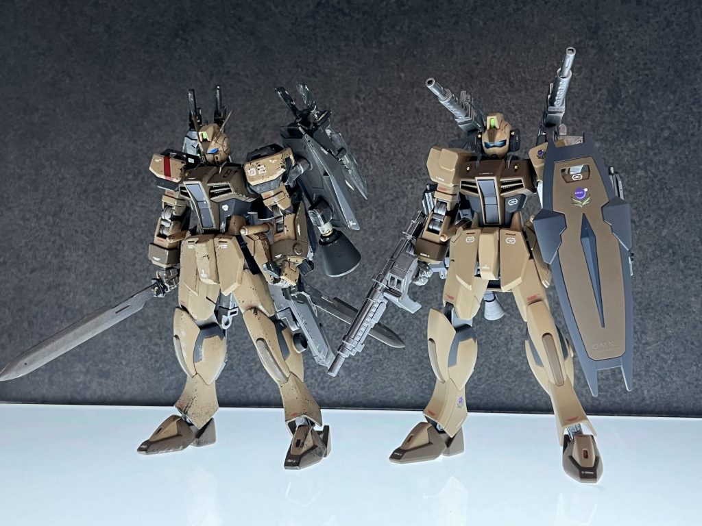 2機並べると部隊の感じが出ますね〜（部隊の設定ついては後述します。）