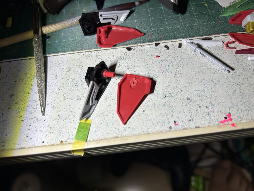 ヴァンセイバー改造制作途中　仮組–8枚目/制作者：きらひめ。