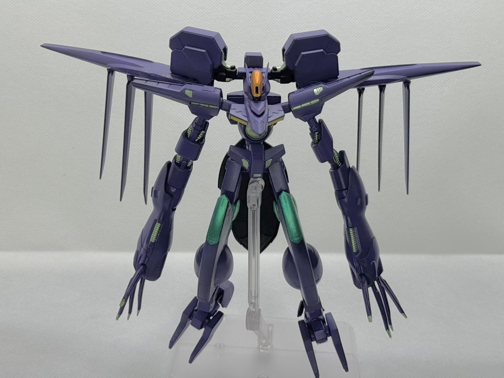 レシピは80%はアルケーですwww腕:ハイゴッグ足首から下:シュバルゼッテバックパック?: ヘイズル2号機 & Oライザー & ギャラクシーブースターと、これくらいです。今回は色に助けられた感がありますね。