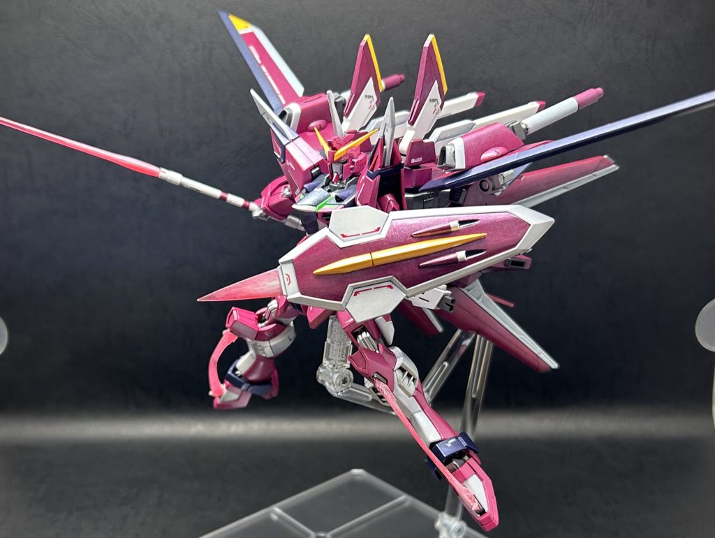 欲を言えば、シールドのサーベル部を長くしたかったです。