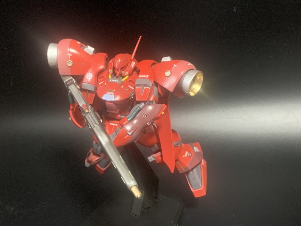 ガーベラテトラと言えばこのビームマシンガン。いいですね~シーマ様万歳‼