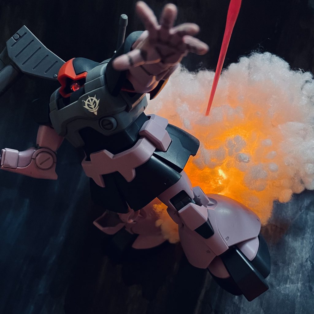 キャメル艦隊被弾のシーンを別アングルから。