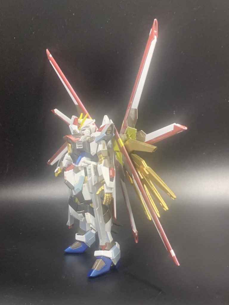 サイドショット。キラヤマトの搭乗機として初代ストライクフリーダムと共に人気の機体。作るしかないでしょう‼〈なんじゃそりゃ〉