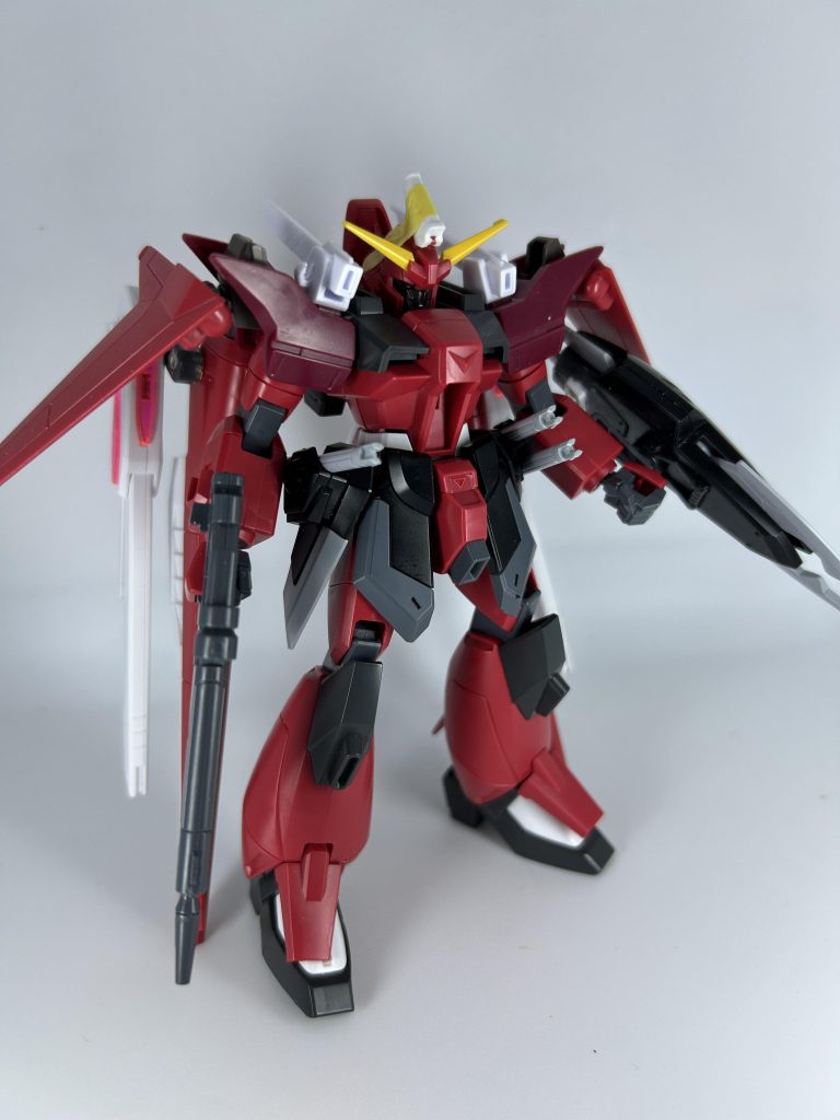 そんなこんなで仮組完成しましたあとはサフ吹いたやつと塗装後で掲載しようと思います！！ちなみに結構無理くりですが変形もなんとかいけますwそれではまた次回！