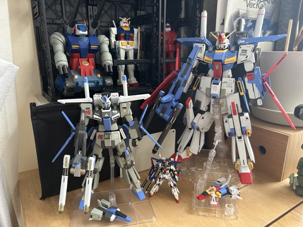 ダブルゼータガンダム　揃い踏み