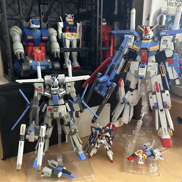 ダブルゼータガンダム　揃い踏み