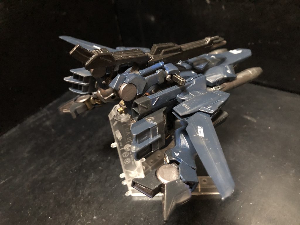 戦闘機形態背面