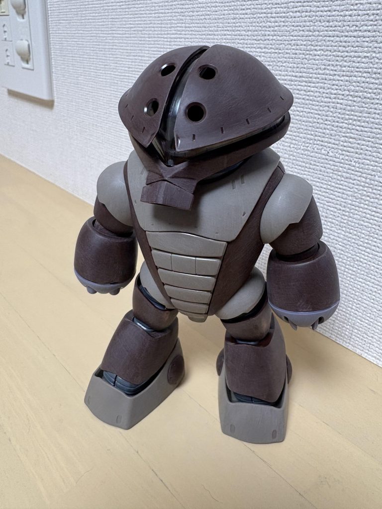 ヤスリ掛け後。これはこれでよかったか。