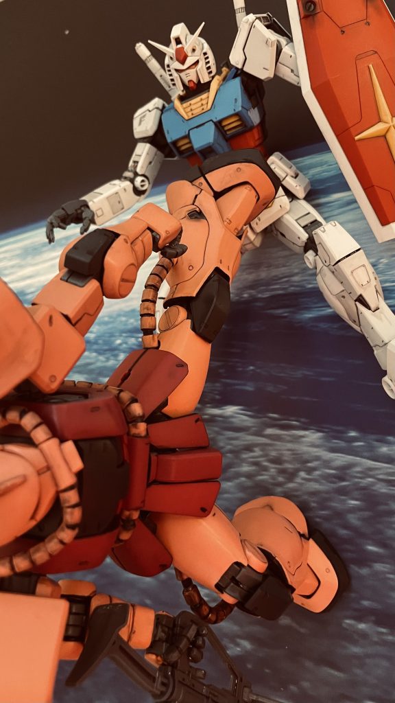 MGで同じシーンの再現を試みました。