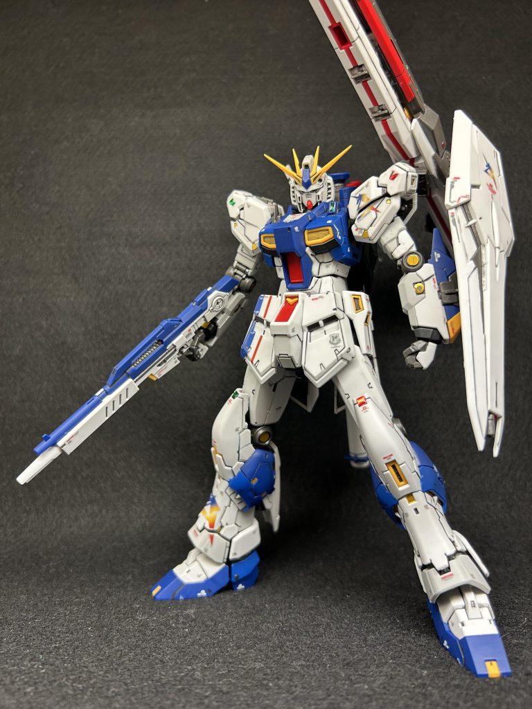 ランナーのまま全工程！RG福岡νガンダム完成！–5枚目/制作者：蒼井結目