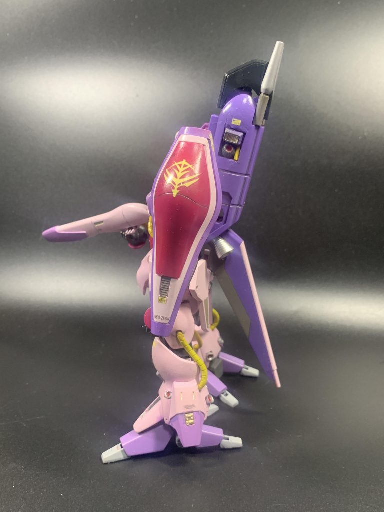 サイドショット。楯でほとんど見えません。(zaku-kao9)