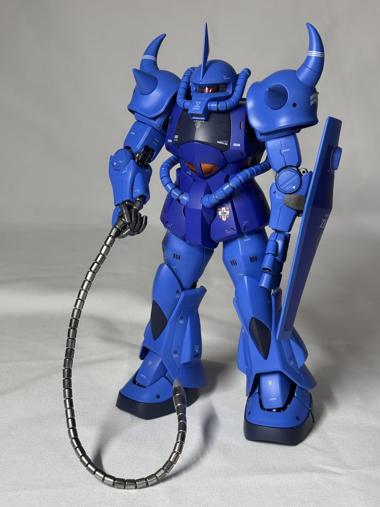 ムチは先端部だけ塗り忘れました‥