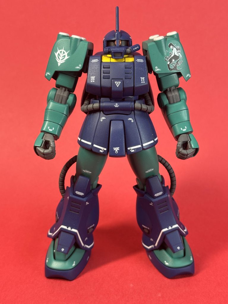 肩のグリーンサイレンデカールはRGズゴック(謎メーカーの)から。