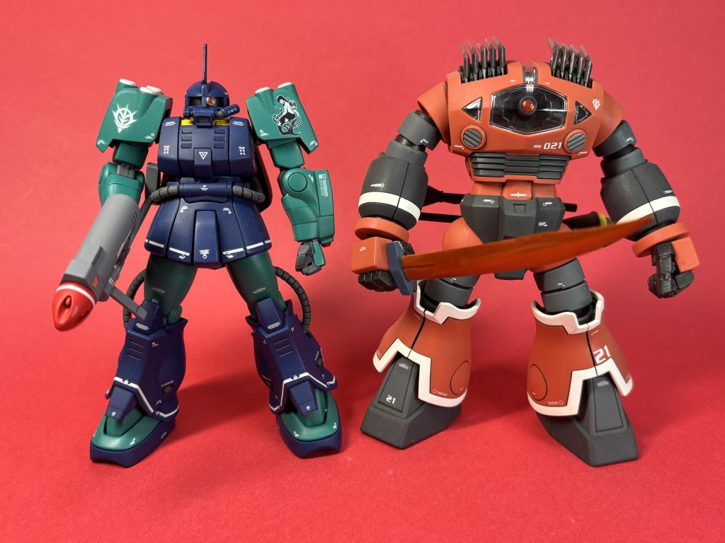 hgucゾゴックと。