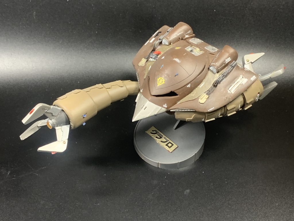 上部からのショット。元のキットより横幅を大幅に延長し改修しております。