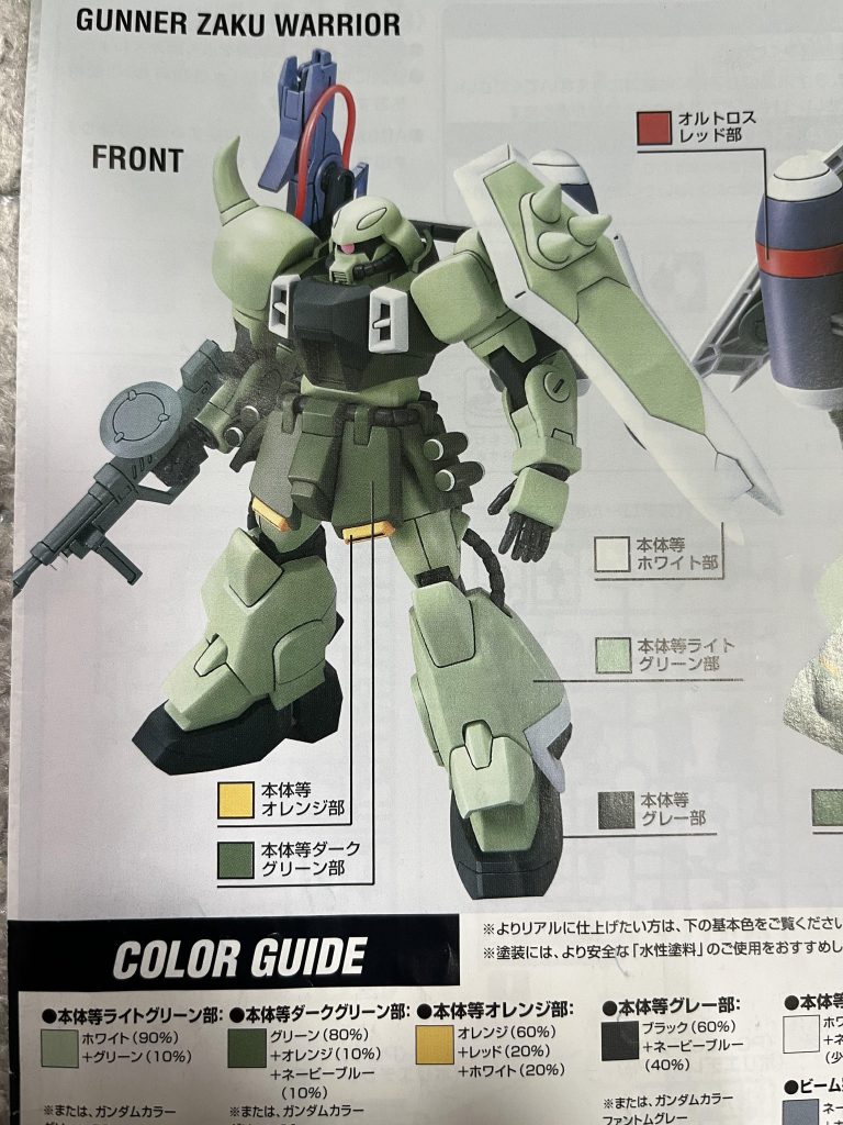 仮組時はかなり弱そうでした。