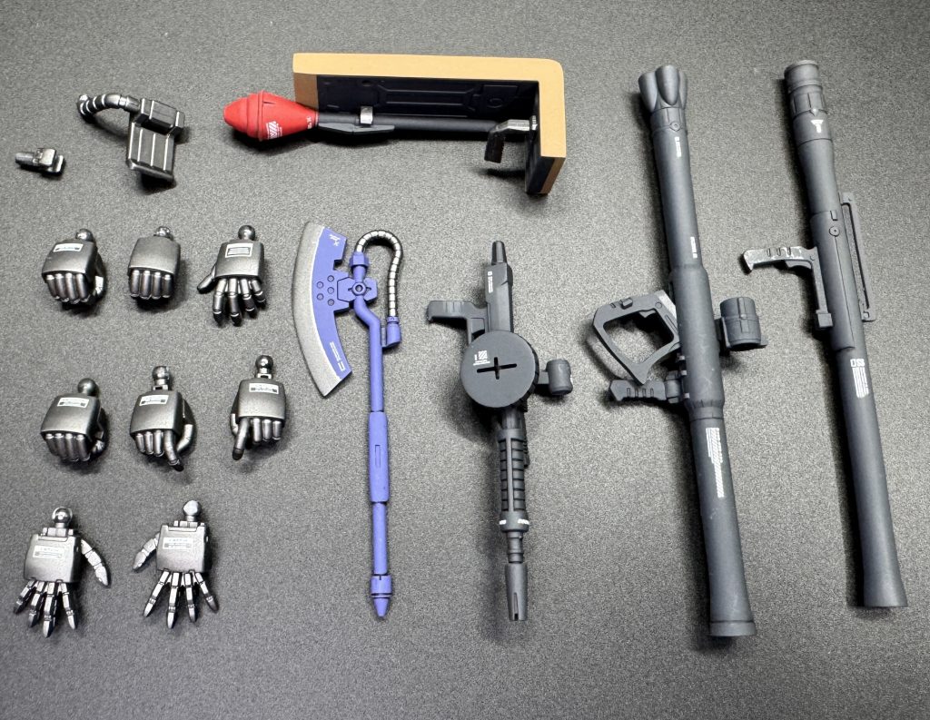 武器も豊富に作成しました。