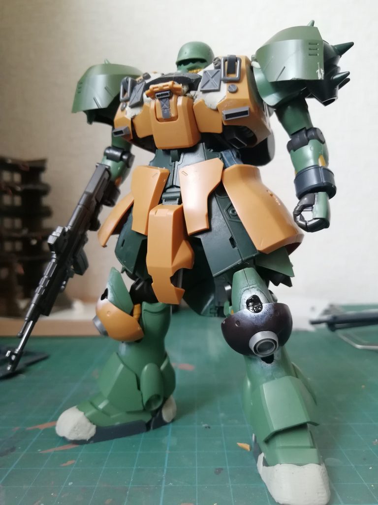 製作途中。この状態のゴテゴテしてる時が一番楽しい時間でした✨