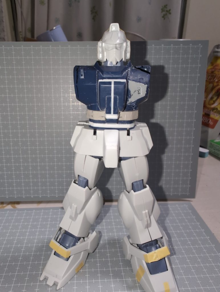 右半分が目玉である設定画マークIIボディ工作左右比較です。これ無くして今回の改造は有りません。