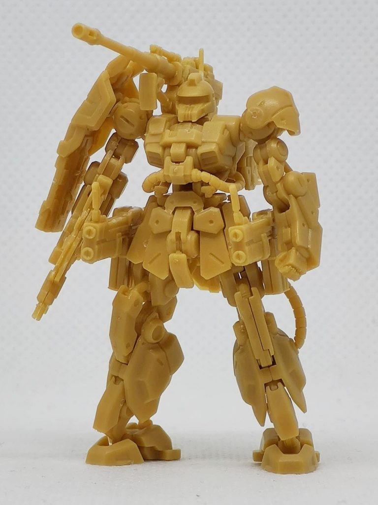 素組状態。この時点でチェストガンの取っ手がとっても邪魔な気が・・・。