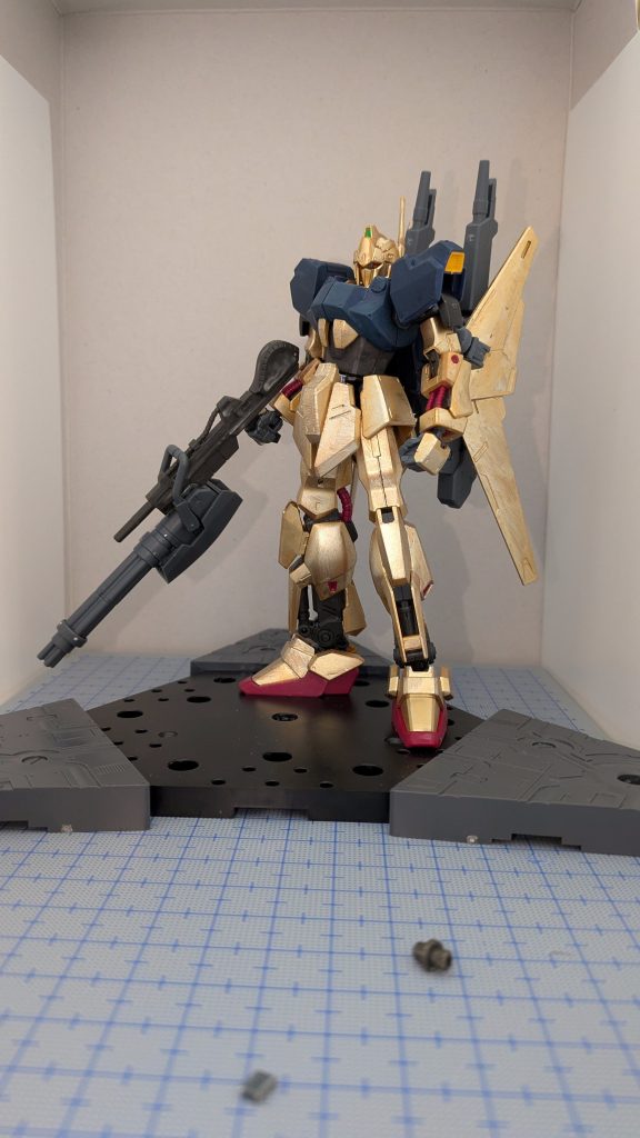 全体像です。百式デルタに戻すように改造しました