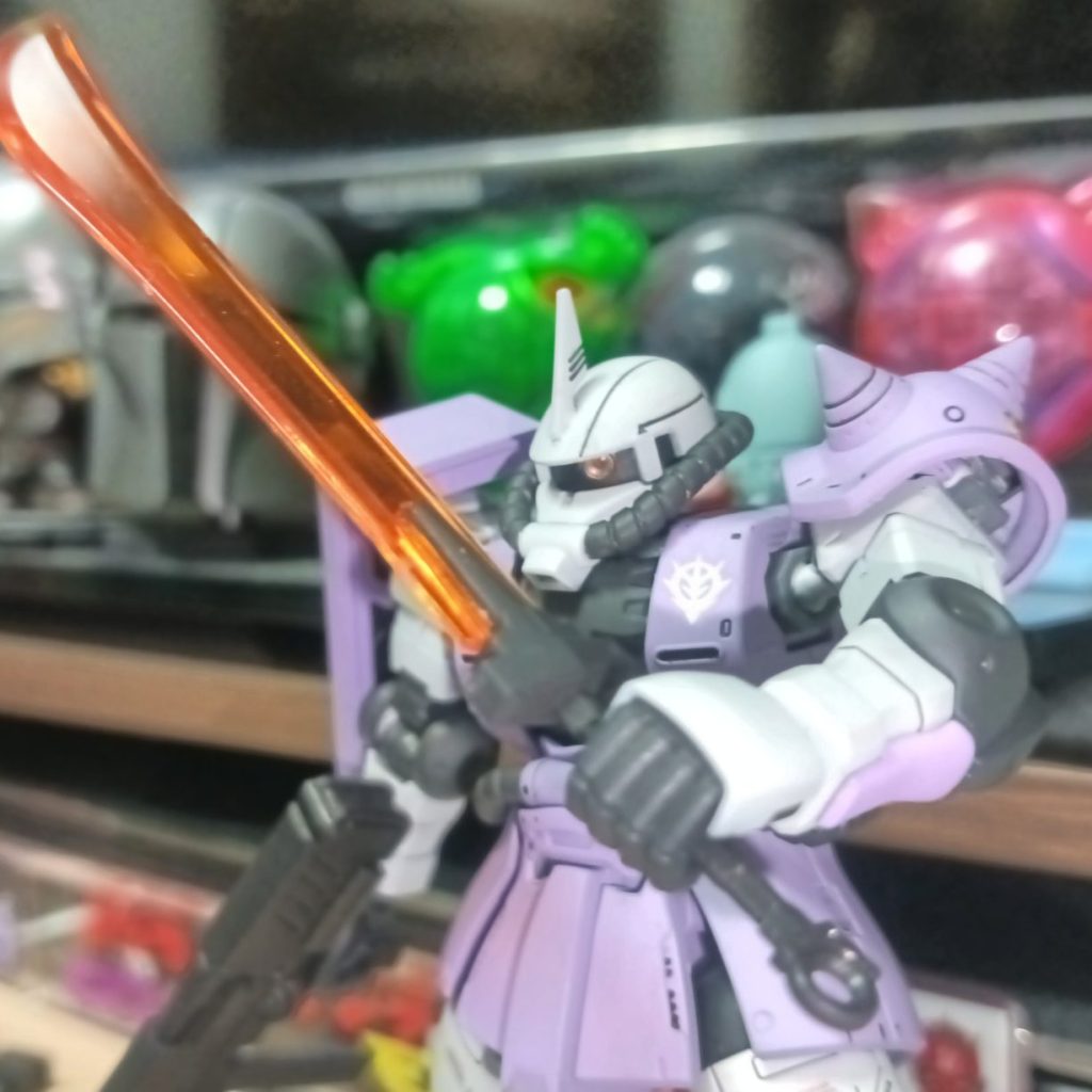 O*3様 HG キリーギャレット専用ザク 完成品 ソラリ機ベース ガンプラ O*3様 HG キリーギャレット専用ザク 完成品 ソラリ機ベース