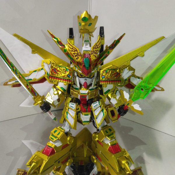 ガン消し　SDガンダム　限定　特大四代目大将軍彩色　武者頑駄無　当時物 SDガンダム ガン消し 彩色 四代目大将軍 抽プレ（抽プレ品・彩色