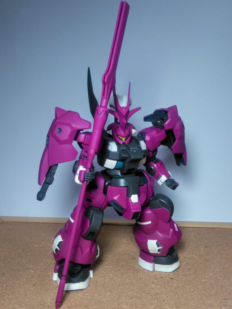 全く冴え渡らない茶番劇でしたヾ(*T▽T*) 何時もの事ではありますが😩💨気を取り直して、始めます😚主人公 ?である『ボﾌﾞ❌→グエルくん』が初期とラストバトル(序盤)に搭乗する『ディランザ』🤔彼の成長物語が『機動戦士ガンダム水星の魔女』 の中核でしたね 🤨ｳﾝﾝ?コノ子も中古屋さんより550円(税込)にて身請けをして参りました 😋