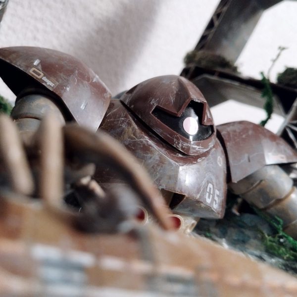 ガンプラ　ゴッグ　ジオラマ小物入れ＆ペン置き